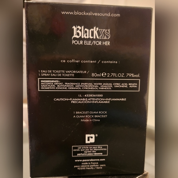 2008 Black XS Live Sound Limited Edition by Paco Rabanne EDT / 80ml / 2.7 fl.oz - Picture 6 of 15